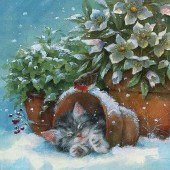 Салфетка для декупажа "Сладкий сон" бумажная, арт. 313211, 33х33 см
